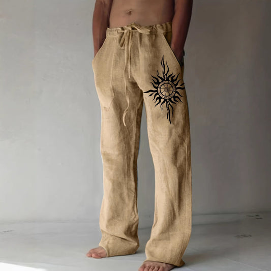 Pantalones Holgados de Pierna Ancha para Hombre - Comodidad Diaria - Image 2