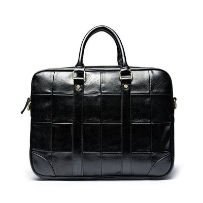 Maletín de Cuero PU con Bandolera para Hombre - Bolso de Negocios - Image 14