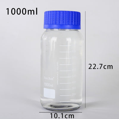 Botellas de Reactivo de Vidrio Oscuro con Tapa - 250ml, 500ml y 1000ml - Image 18