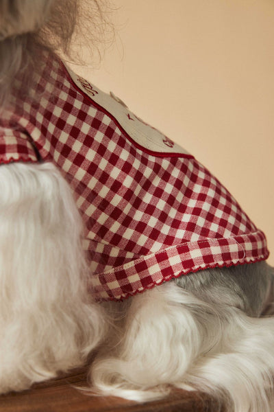 Chaleco Escocés sin Mangas para Perro Maltés y Schnauzer Teddy en Rojo - Image 22