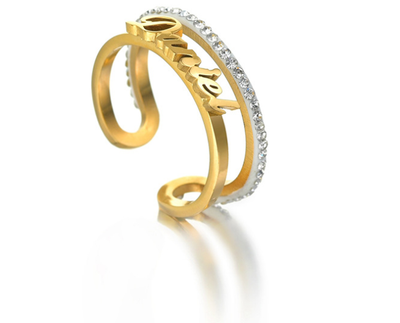 Anillo Personalizado de Acero Inoxidable Grabado - Image 3