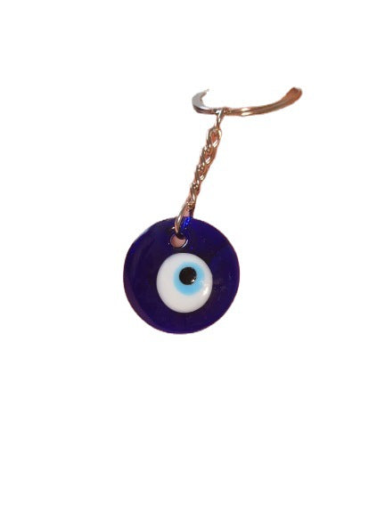 Colgante Ojo Turco Azul Cristal Retro Creativo - Image 3