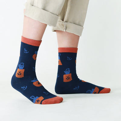 Calcetines Preppy Medianos Otoño Invierno - Image 4