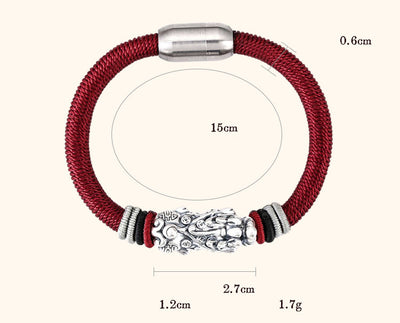 Pulsera Nudo Diamante Brave en Plata Pura 99 - Image 6