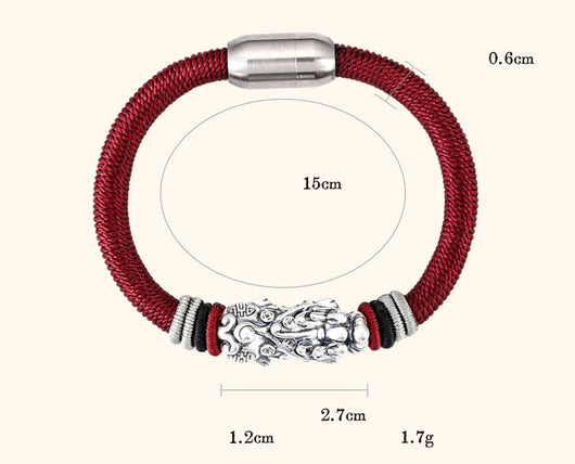 Pulsera Nudo Diamante Brave en Plata Pura 99 - Image 6