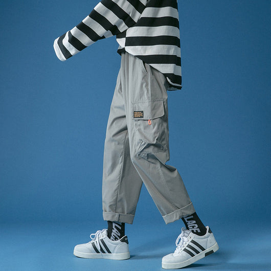 Overol Unisex de Algodón con Múltiples Bolsillos - Pantalón Recto Casual - Image 8