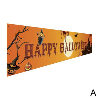 Bandera Decorativa Halloween con Diseño Terror - Fondo Festivo - Image 4