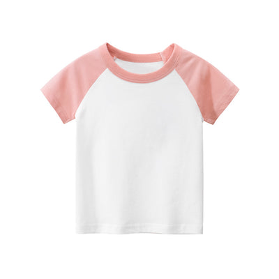 Camiseta Infantil de Manga Corta Color Liso para Publicidad - Image 9
