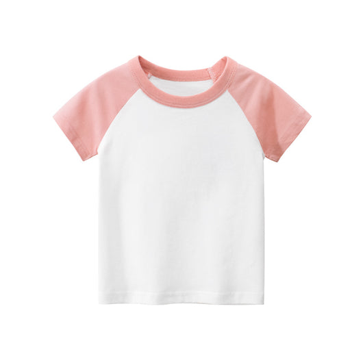 Camiseta Infantil de Manga Corta Color Liso para Publicidad - Image 9