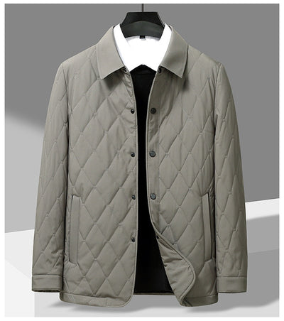 Abrigo Acolchado de Algodón para Hombre - Otoño Invierno - Image 14