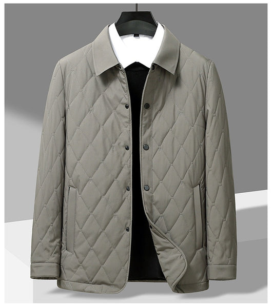Abrigo Acolchado de Algodón para Hombre - Otoño Invierno - Image 14