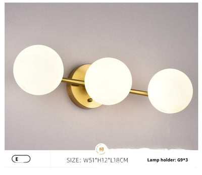 Lámpara Minimalista de Cristal para Mesita de Noche - Image 16