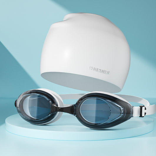Gafas de Natación HD Anti-Empaño con Gorro - Marco Grande Impermeable - Image 11