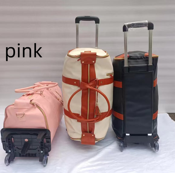 Bolsa de Viaje Trolley de Gran Capacidad con Compartimento Fitness Plegable