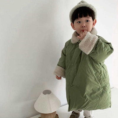 Abrigo Infantil de Algodón Grueso para Invierno - Image 12