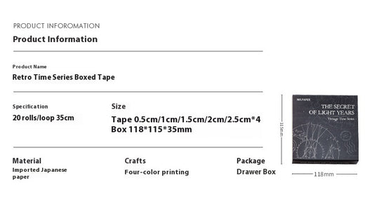 Cuaderno Retro Mr Paper Suit Tape - Diseño Creativo y Personalidad Única - Image 29