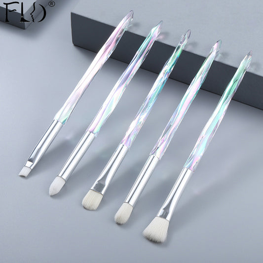Set de Brochas para Maquillaje de Ojos - Brochas Profesionales para Sombra, Nariz y Labios