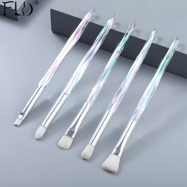 Set de Brochas para Maquillaje de Ojos - Brochas Profesionales para Sombra, Nariz y Labios