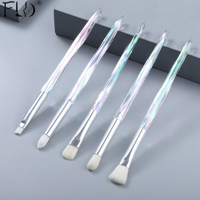 Set de Brochas para Maquillaje de Ojos - Brochas Profesionales para Sombra, Nariz y Labios
