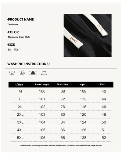 Pantalones Cargo Sueltos para Hombre Rectos Casuales - Image 12