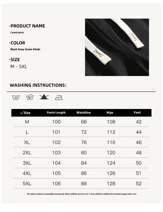 Pantalones Cargo Sueltos para Hombre Rectos Casuales - Image 12