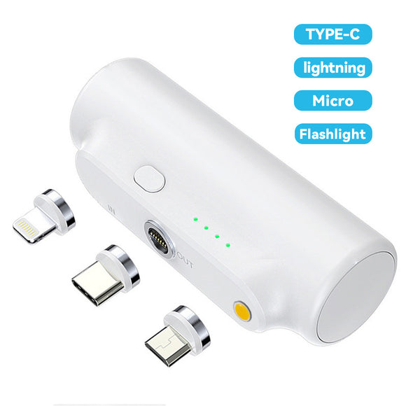Cargador Magnético de Emergencia 5000 mAh con Absorción Rápida