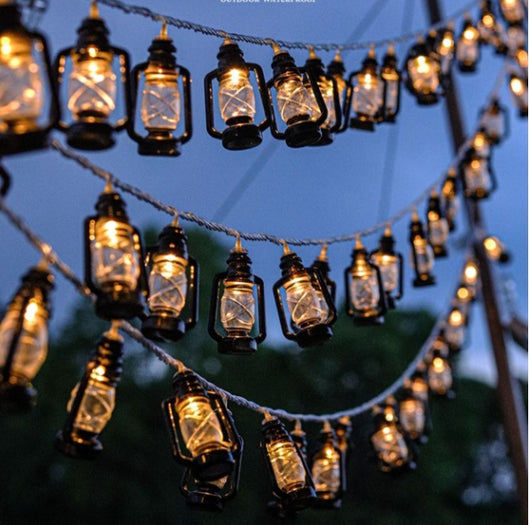 Lámpara Retro LED Estilo Linterna de Queroseno para Camping - Image 9