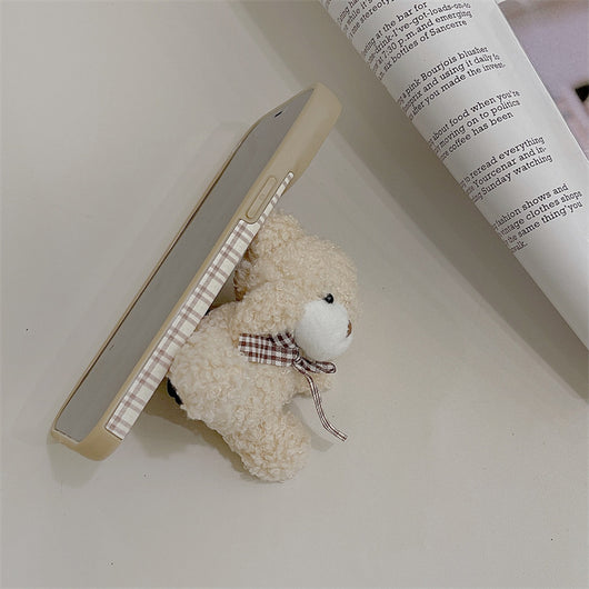Funda para Teléfono con Osito de Peluche a Cuadros - Image 4