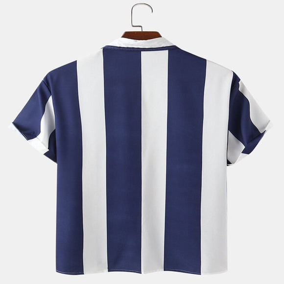 Camisa Casual de Manga Corta para Hombre