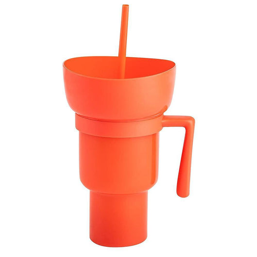 Vaso con Popote y Asa para Snacks - Gadget de Cocina Multifuncional - Image 3