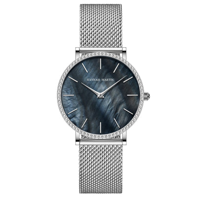 Reloj de Cuarzo para Mujer con Caja de Acero Inoxidable y Esfera de Diamantes - Image 10