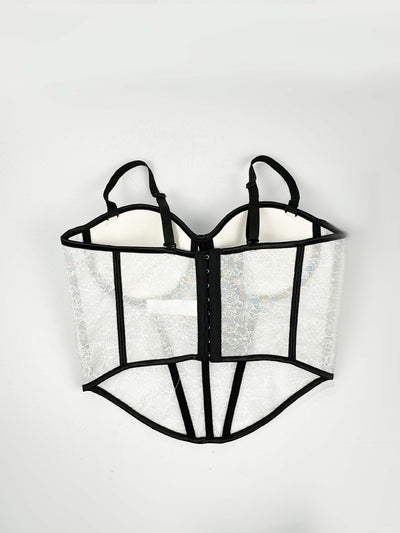 Camiseta de Malla Ajustada con Corsé de Ballenas - Cintura Ceñida y Efecto Modelador - Image 22