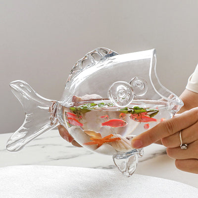 Adornos Decorativos de Vidrio con Forma de Pez para Flores Hidropónicas - Image 10