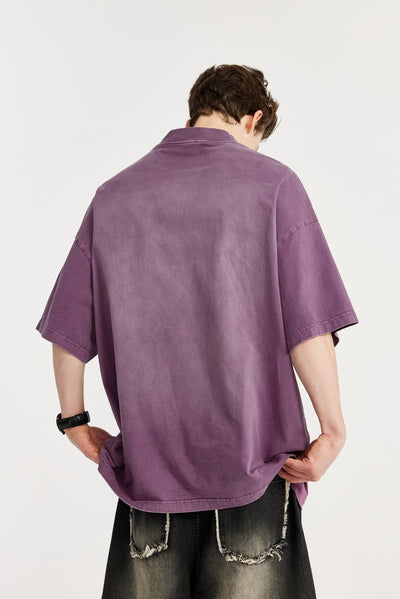 Playera Estampada 3D con Tinte Degradado para Hombre - Primavera y Verano - Image 23