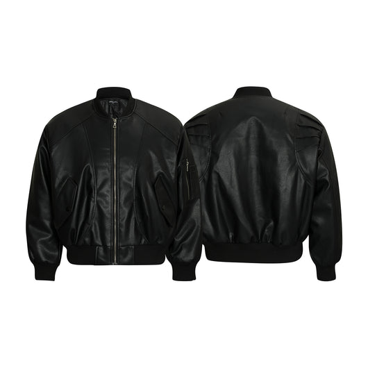 Chaqueta de Cuero PU y Algodón - Estilo Urbano Minimalista para Invierno - Image 20