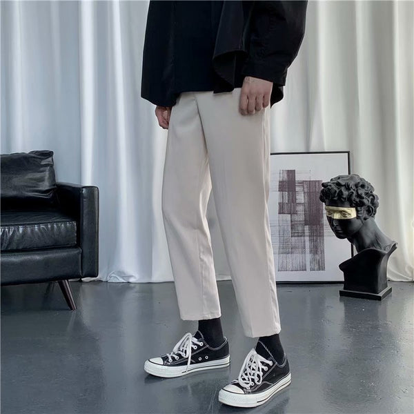 Pantalones Casuales Rectos Holgados para Hombre