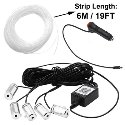 Luz de Ambiente para Auto con Control de Voz 5 en 1 - Image 18
