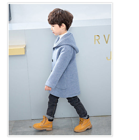 Abrigo de Lana para Niño Largo Invierno - Image 9