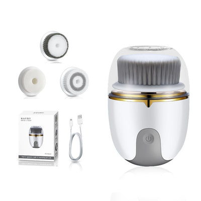 Limpiador Facial Eléctrico Rotatorio Multifuncional de Limpieza Profunda