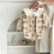 Conjunto de Dos Piezas Infantil con Diseño Hojas Jacquard