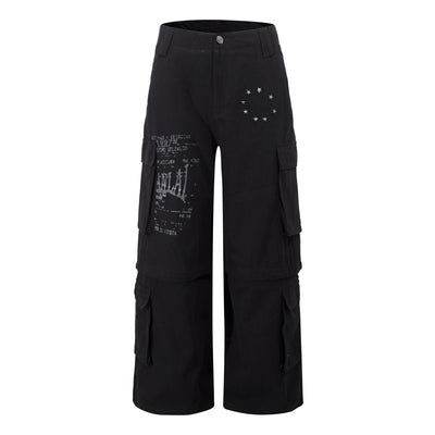 Pantalones Cargo Sueltos con Bolsillos Removibles - Image 7