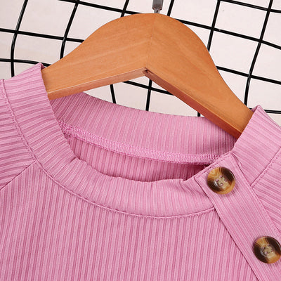 Conjunto de Camisa Manga Larga y Shorts de Algodón Negro - Image 17