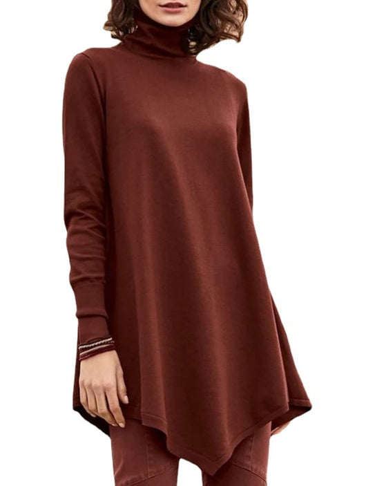 Ropa Plus Size para Mujer con Dobladillo Asimétrico Moderno - Image 4