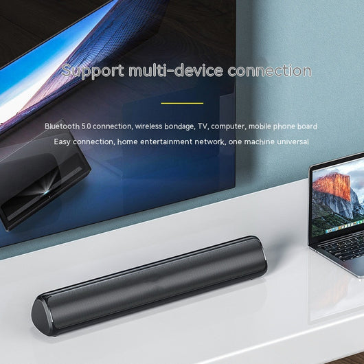 Barra de Sonido para TV con Subwoofer Dual y Bluetooth