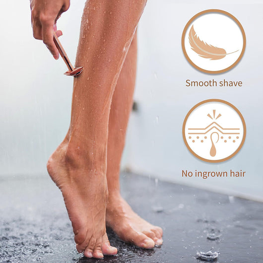 Afeitadora Manual de Cobre Estilo Clásico para Hombres - Image 11