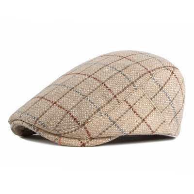 Gorra Cuadros Retro Británica para Hombre - Estilo Duck Vintage - Image 12