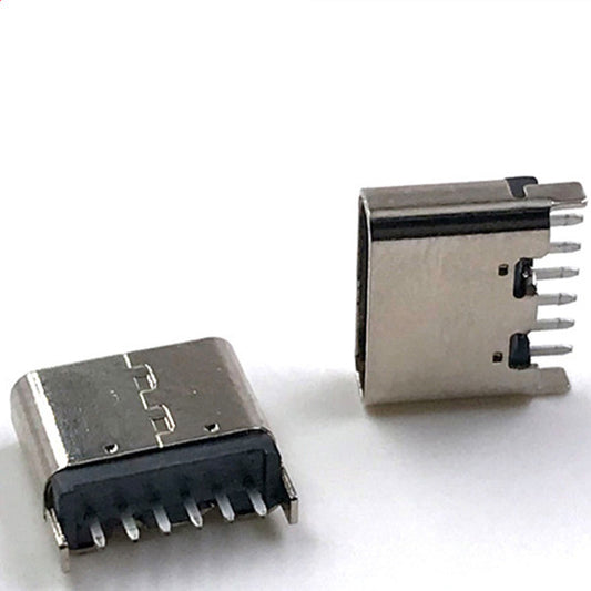 Conector USB-C Vertical 6-PIN de Alta Resistencia Térmica