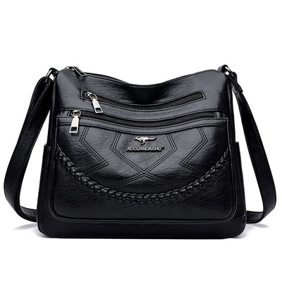 Bolso de Hombro de Cuero Suave para Mujer - Capacidad Extra Grande - Image 6