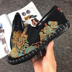 Zapatos Tradicionales Chinos para Hombre con Bordado Artesanal - Image 3
