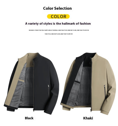 Chaqueta Ejecutiva de Cuello Alto para Primavera y Otoño - Image 21
